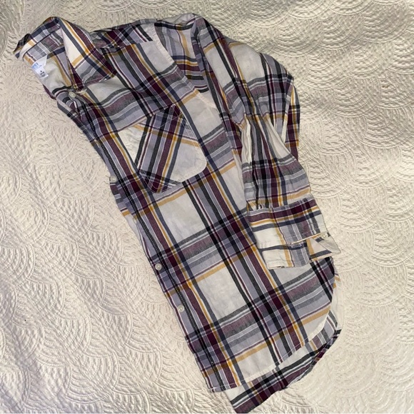 Fall Flannel Button Down - Picture 6 of 6